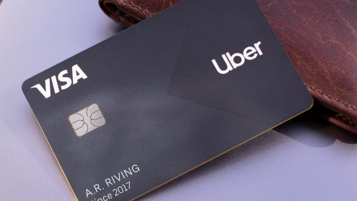 Cartão de crédito pré-pago uber