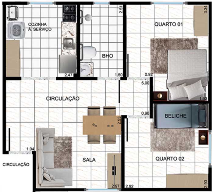 Residencial Nascente das Águas planta