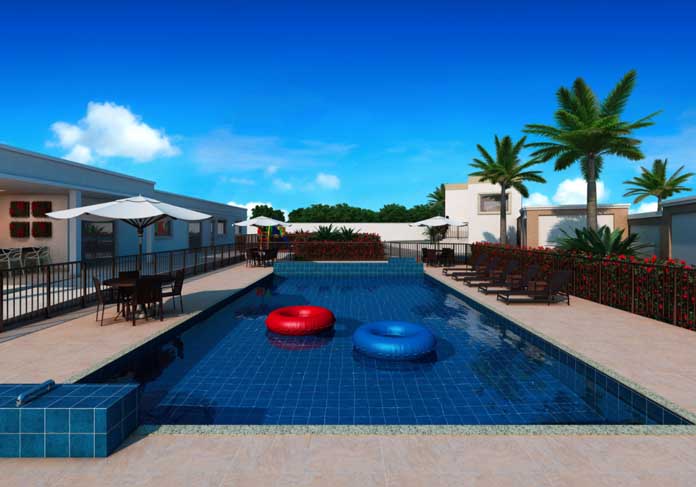 Norte Boulevard Residencial piscina