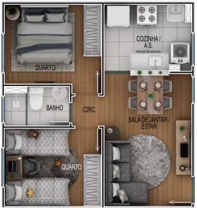 Residencial Bendorf planta baixa
