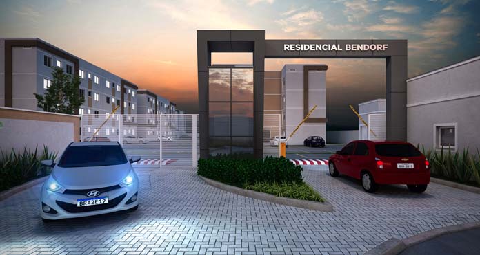 Residencial Bendorf - 2 quartos e vaga de garagem