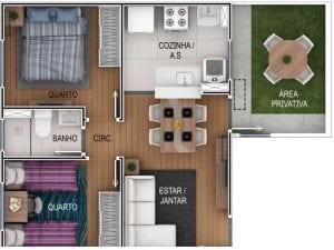 Residencial Mata dos Colibris planta