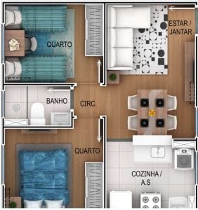 Residencial Mata dos Colibris planta