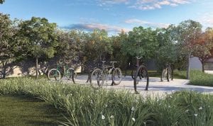 Parque das Flores bicicletário