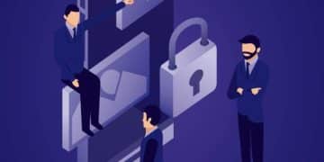 data network businessman concept