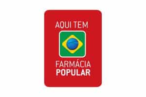 Logo do programa farmácia popular.