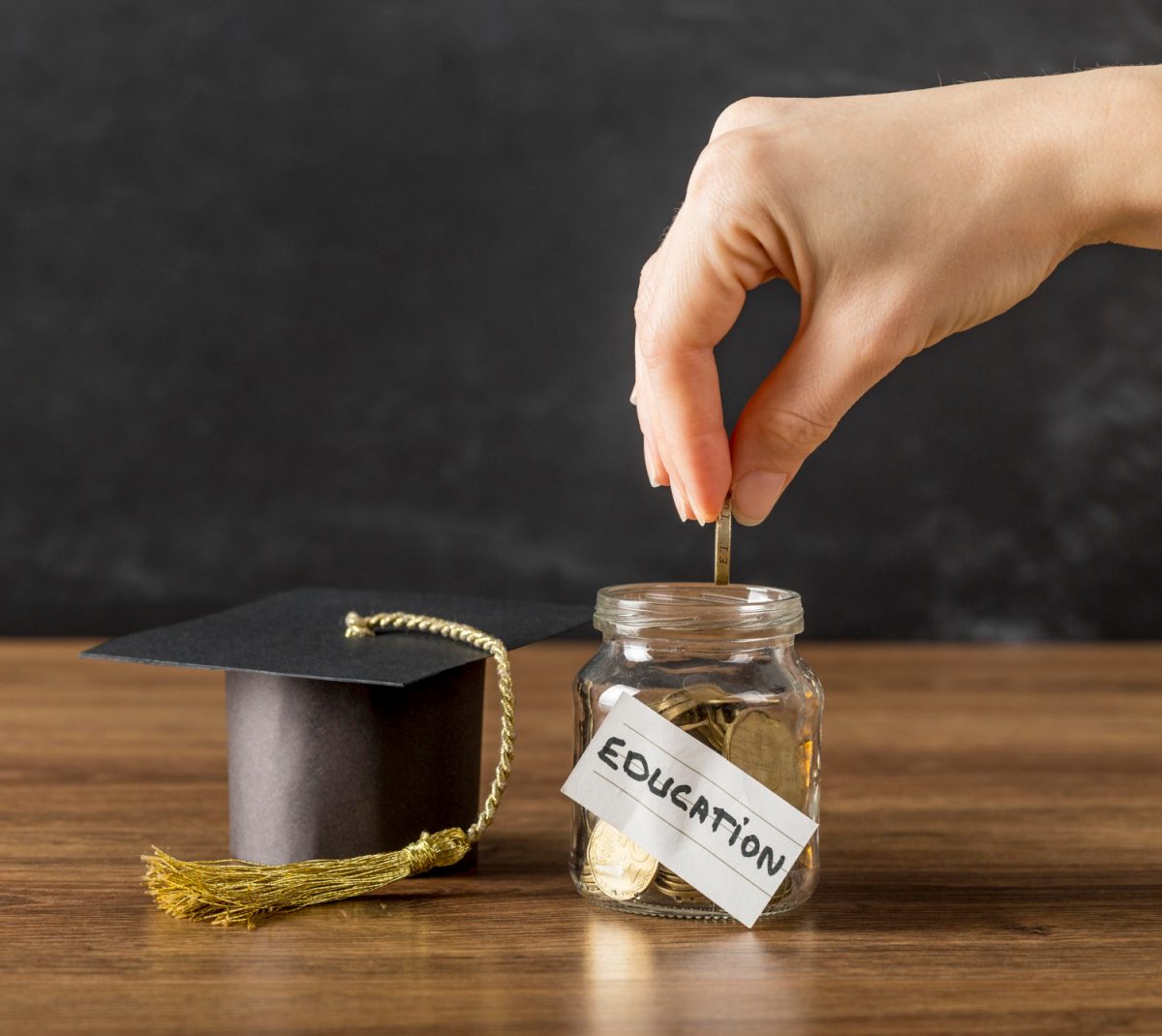 someone saving money for a Student loan.