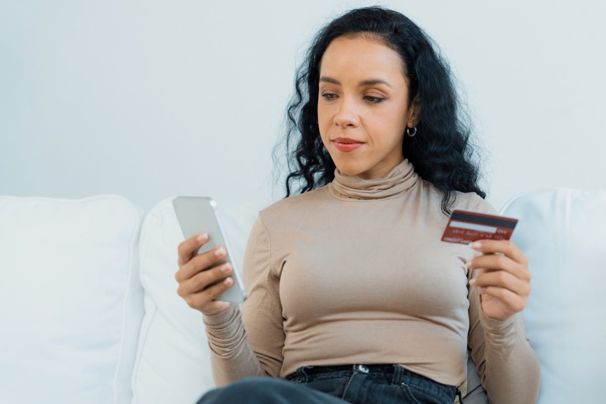 Woman a build credit without a credit card