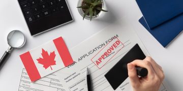 Mortgage renewals in Canada with a person doing the process.