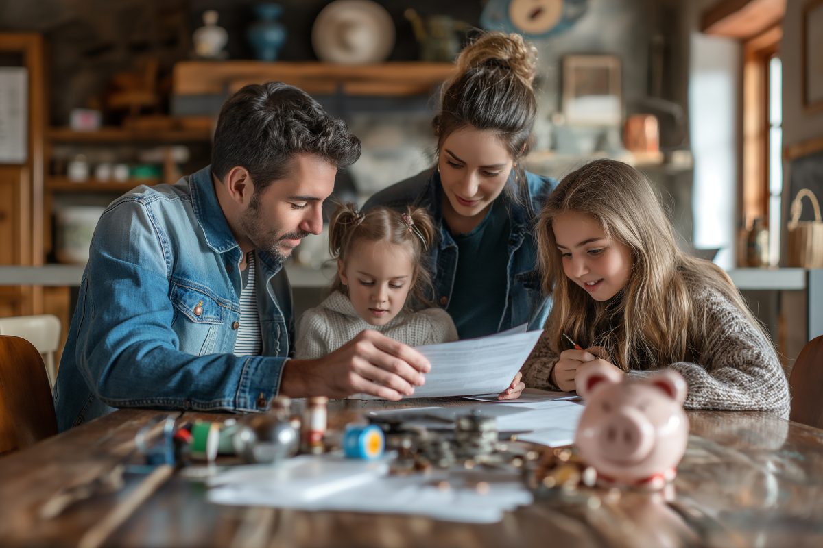 Família verificando informações sobre o Bolsa Família de outubro de 2026